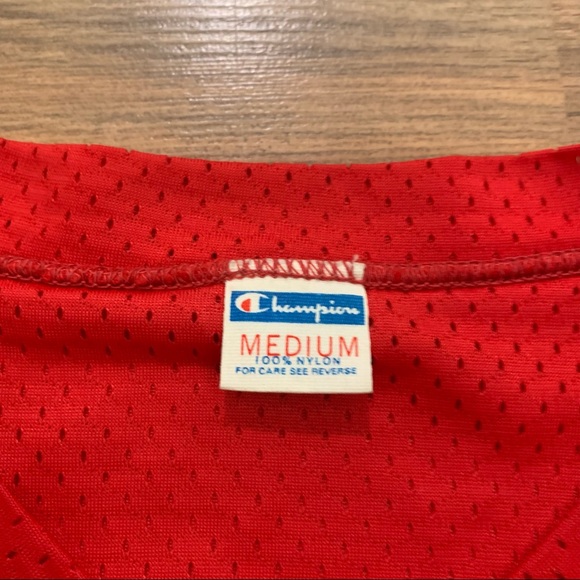 Vintage 70s 80s Champion Blue Bar Pro College Football Jersey Made in USA Medium - Picture 3 of 7